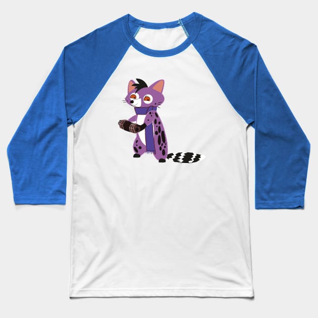 Genet Gentleman Purple Baseball T-Shirt by belettelepink
